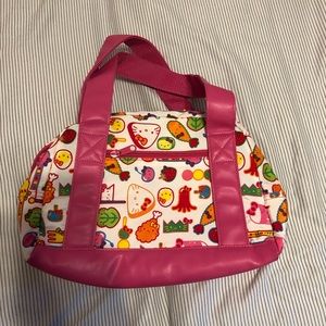 Hello kitty bag with food characters